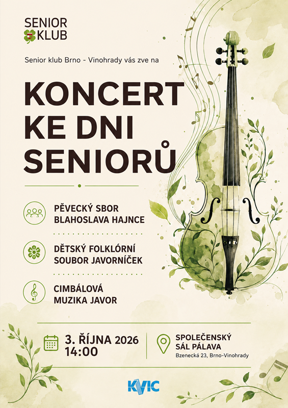 Koncert ke Dni seniorů